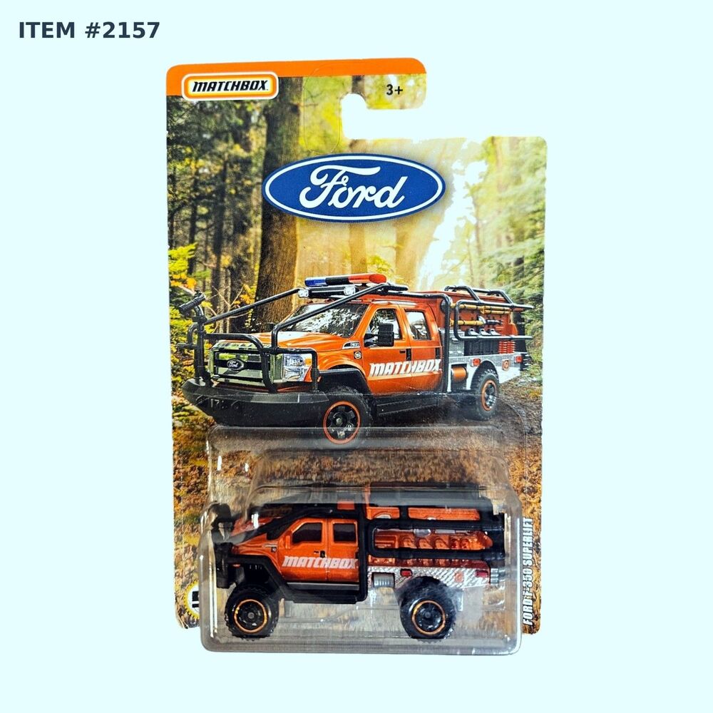 Matchbox Ford F350 Superlift. 2018 Mattel. Like New Condition. ITEM #2157